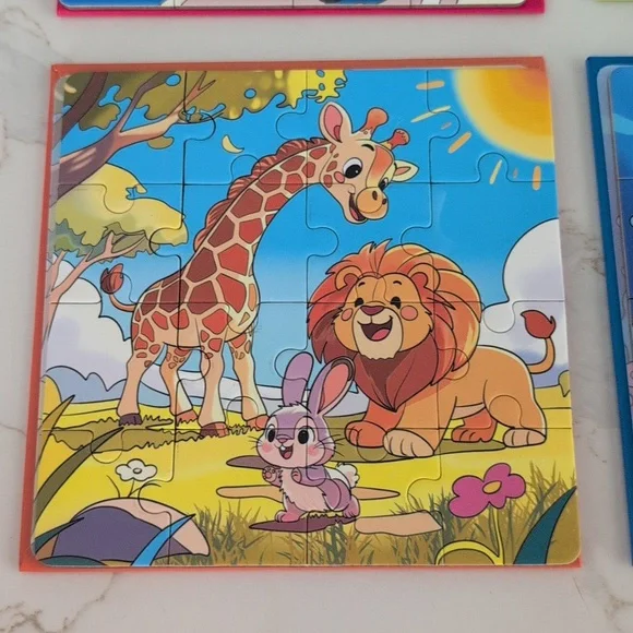 Magnetic Colorful Animal and Vehicle Puzzle Set for Kids (4) - Picture 6 of 6